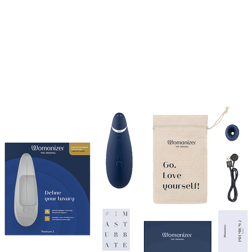 Bild: Womanizer Druckwellenvibrator Premium 2 Blueberry 