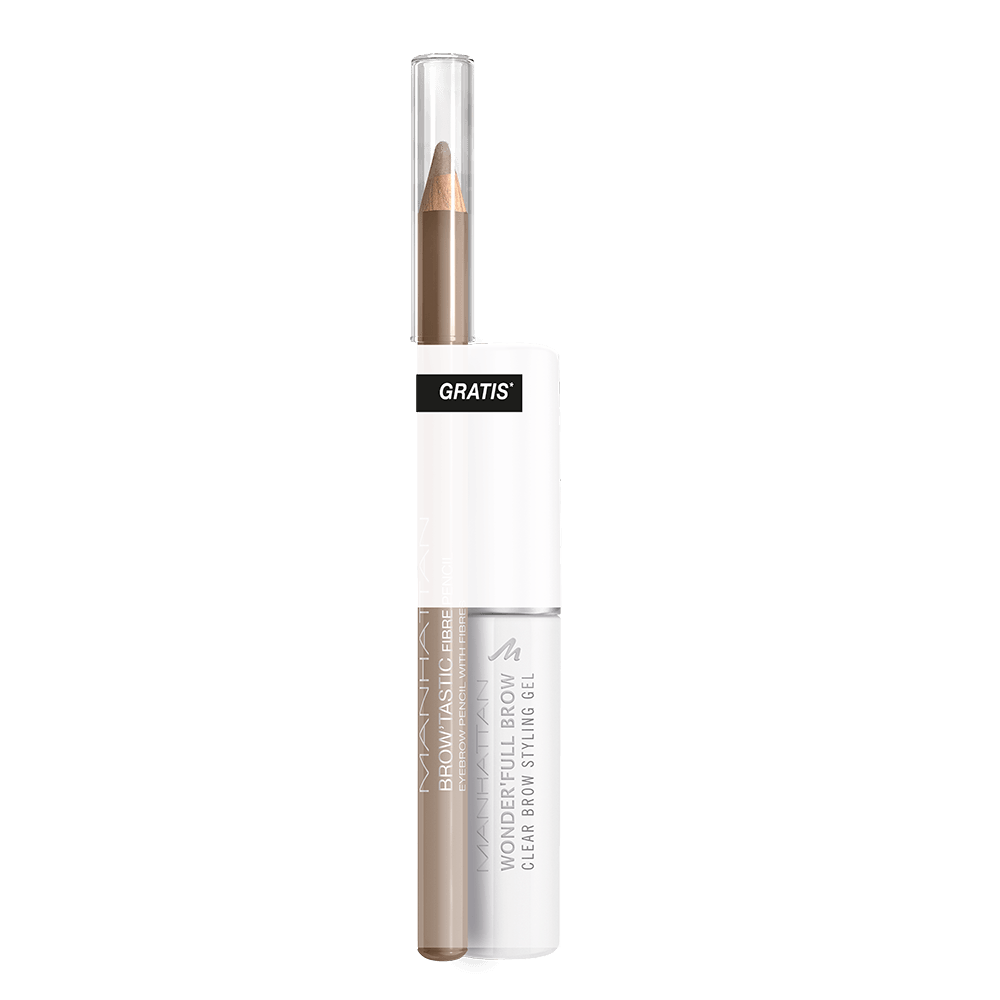 Bild: MANHATTAN Wonderfull Brow Gel & Gratis Browtastic Pencil 001