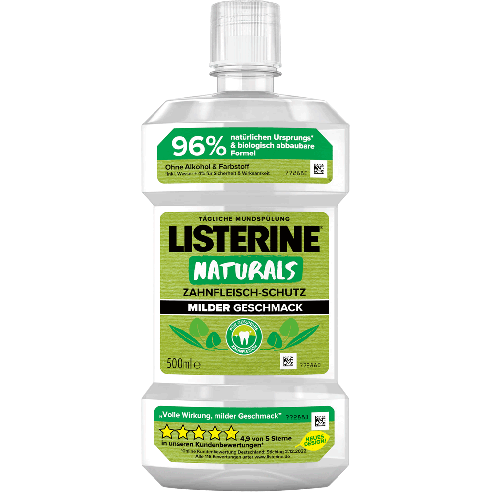 Bild: LISTERINE Naturals Mundspülung Zahnfleisch-Schutz 