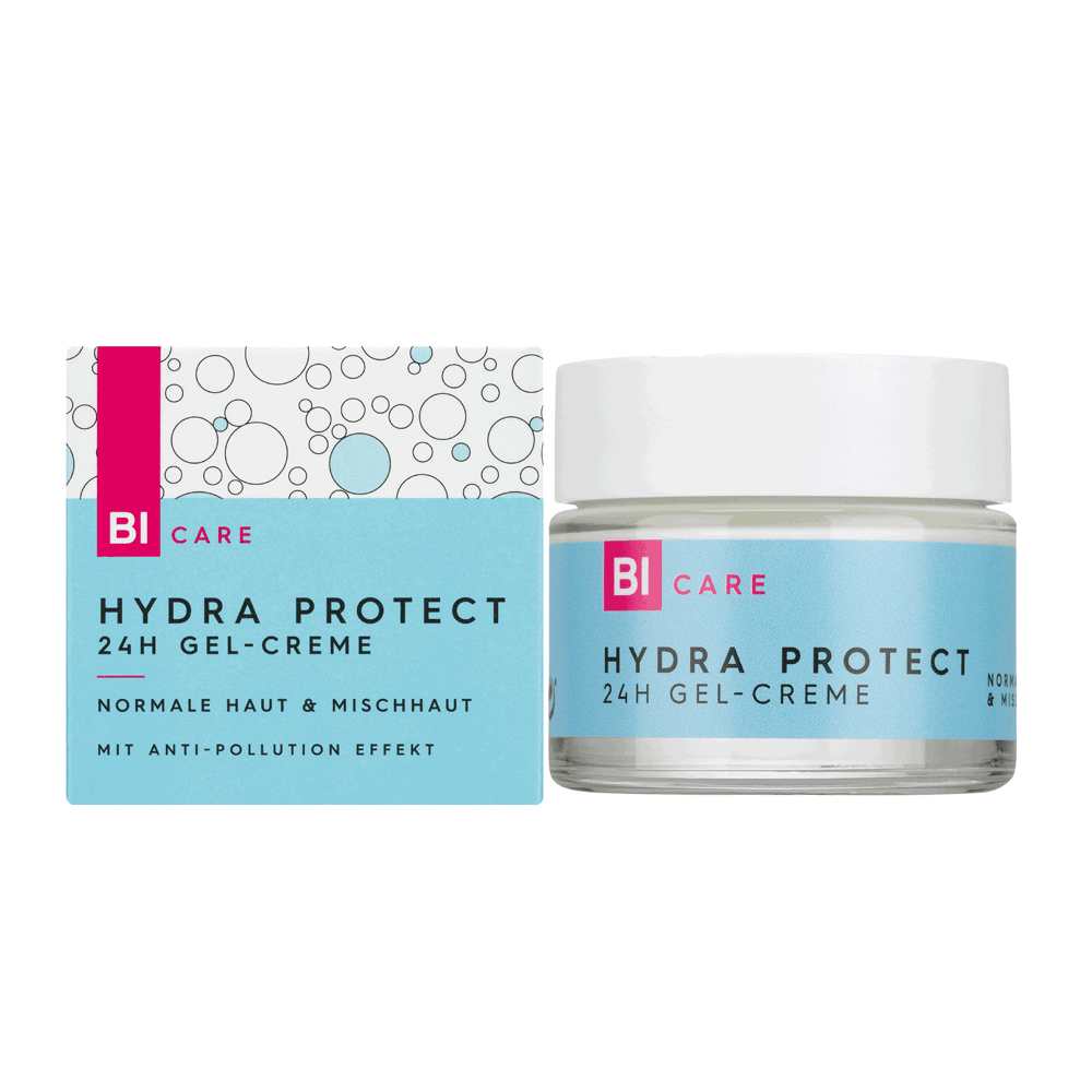 Bild: BI CARE Gesichtscreme Hydra Protect 24h Gel-Creme 