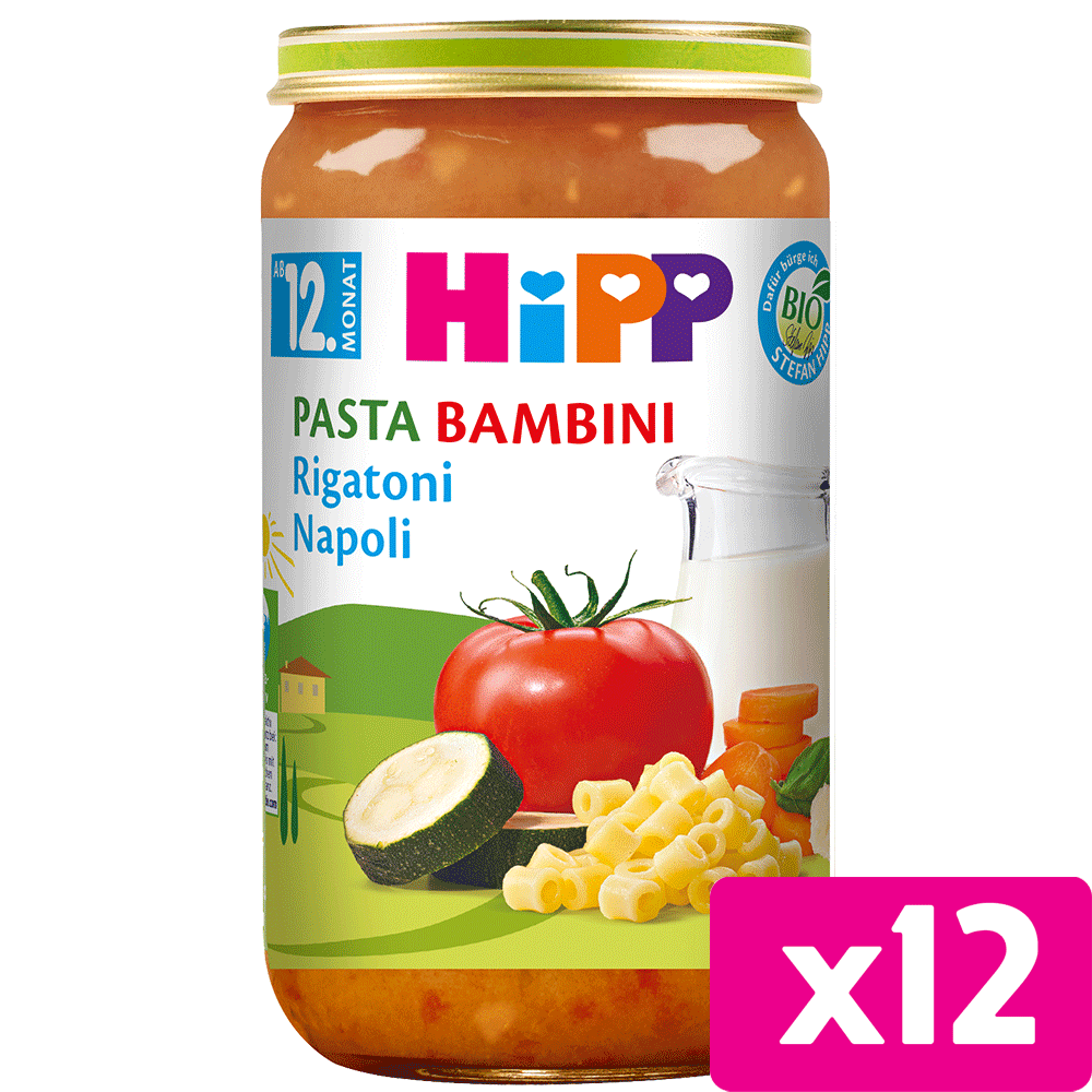 Bild: HiPP Pasta Bambini Rigatoni Napoli 