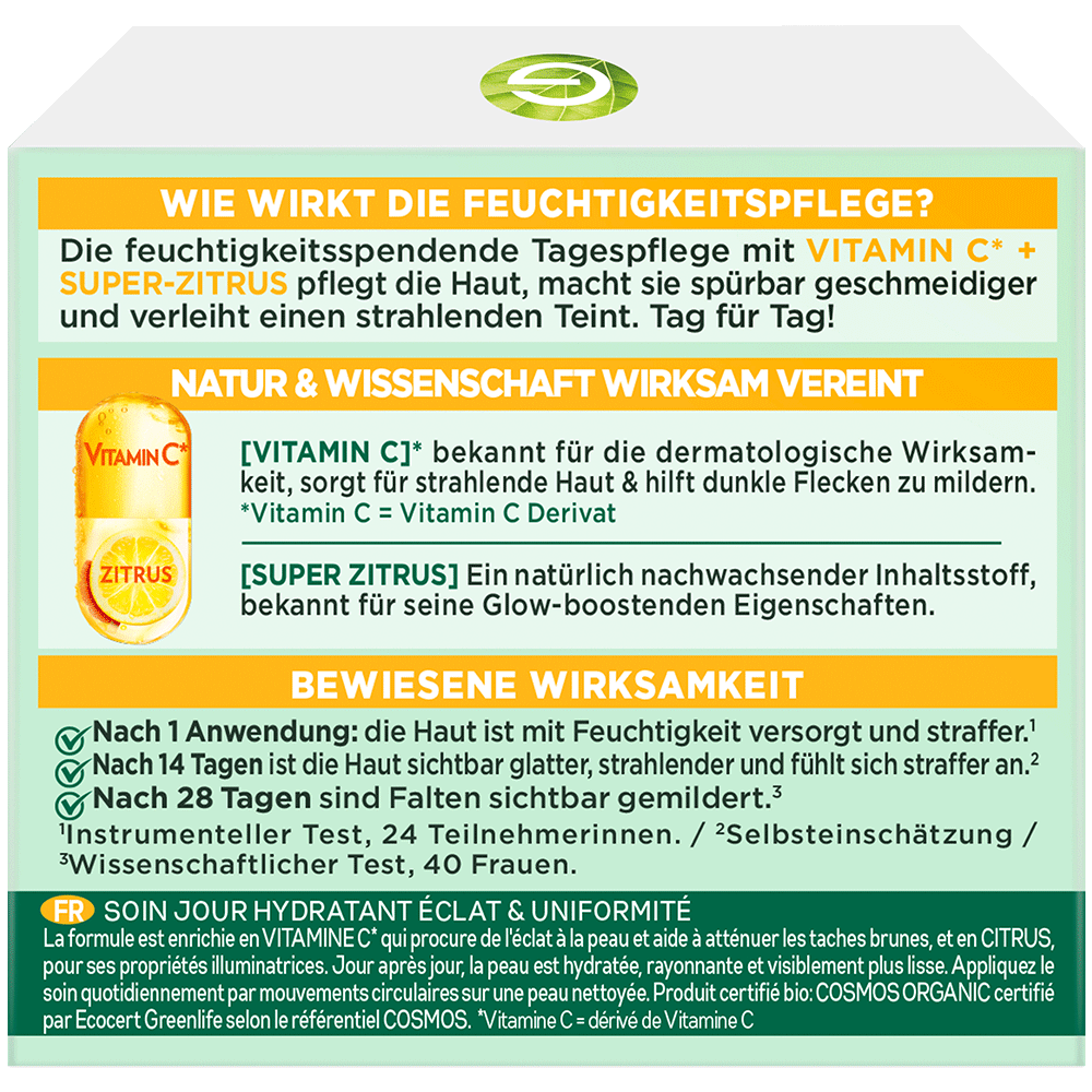 Bild: GARNIER BIO Vitamin C reichhaltige Pflegecreme 