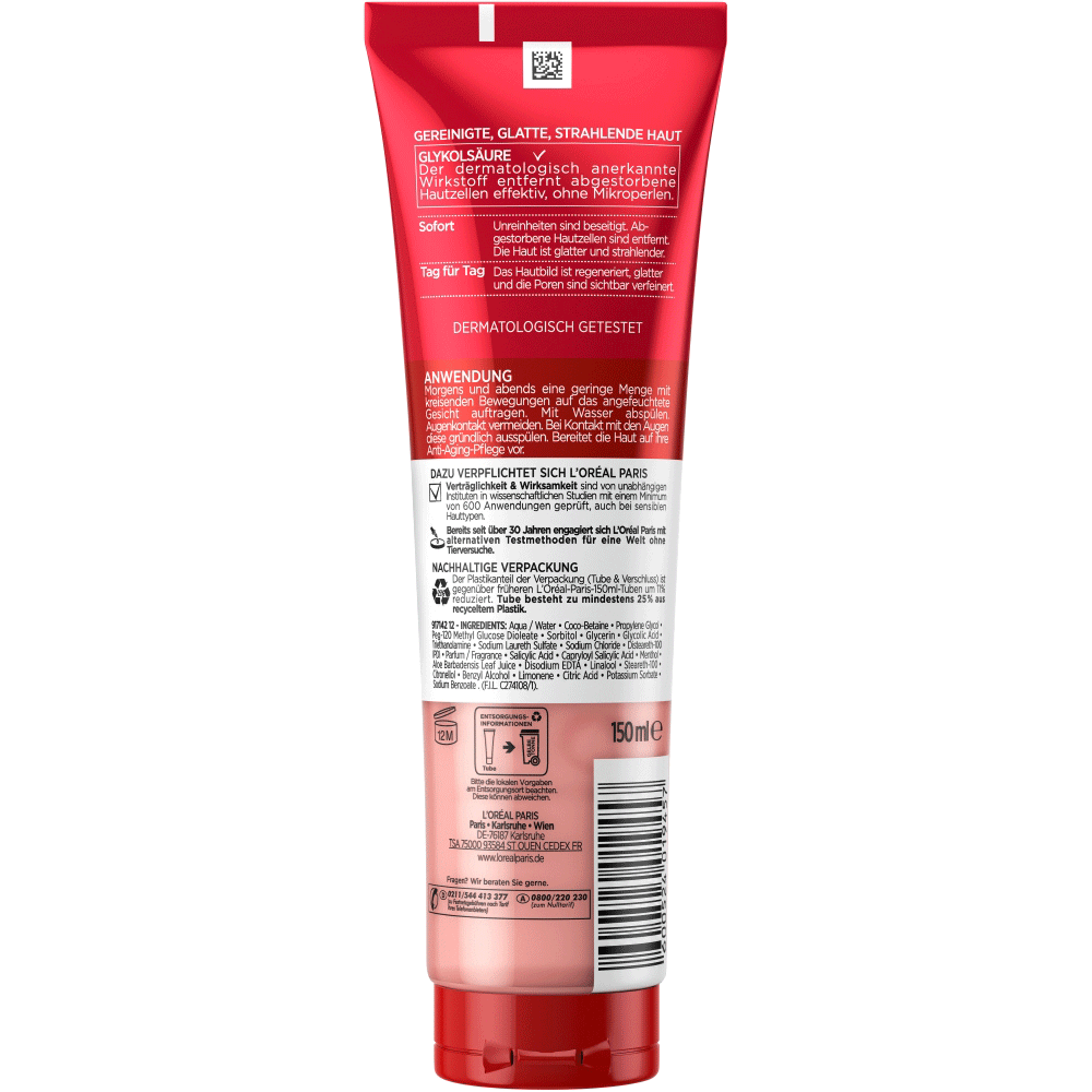 Bild: L'ORÉAL PARIS Revitalift Anti-Aging Hautbilderneuerndes Waschgel 