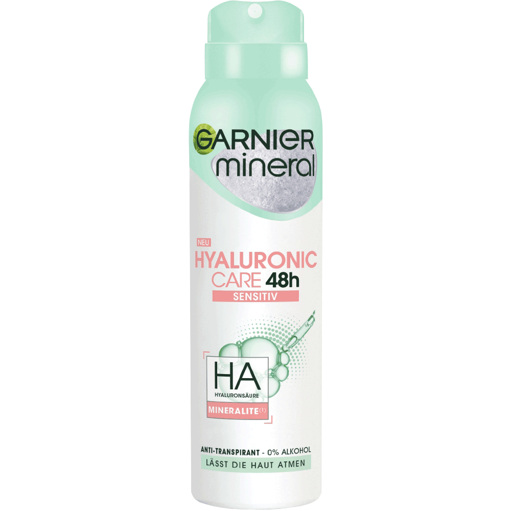 Bild: GARNIER Mineral Hyaluronic Care Deo Spray 