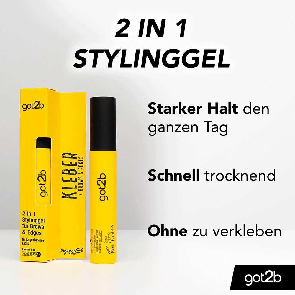 Bild: Schwarzkopf got2b Got2B Kleber 2in1 Stylinggel für Augenbrauen & Edges 