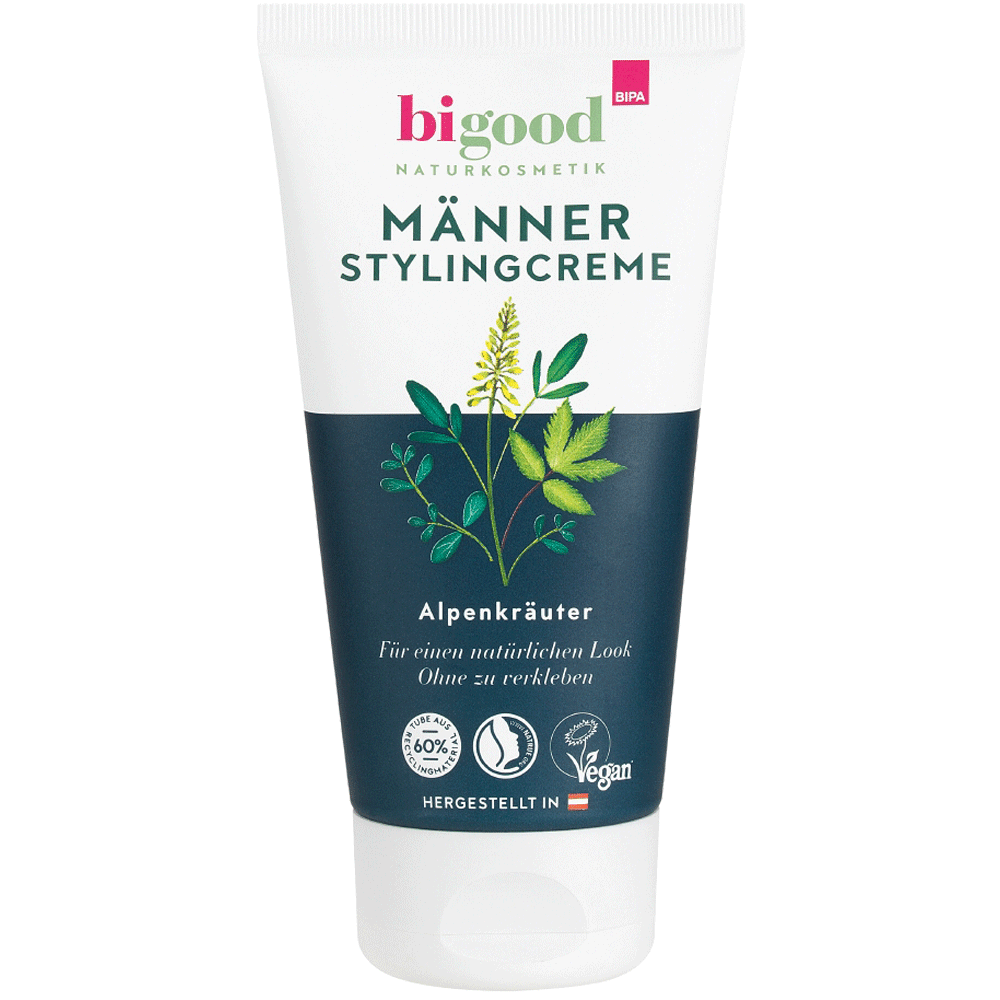 Bild: bi good Männer Styling Creme Alpenkräuter 