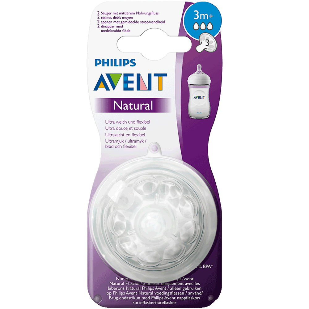 Bild: PHILIPS AVENT Sauger Naturnah, 3 Monate+ 