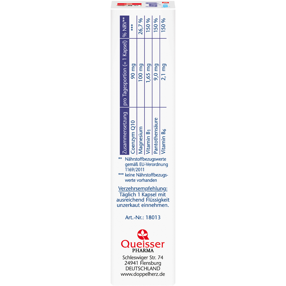 Bild: DOPPELHERZ Kapseln Coenzym Q10 + Magnesium Extra 