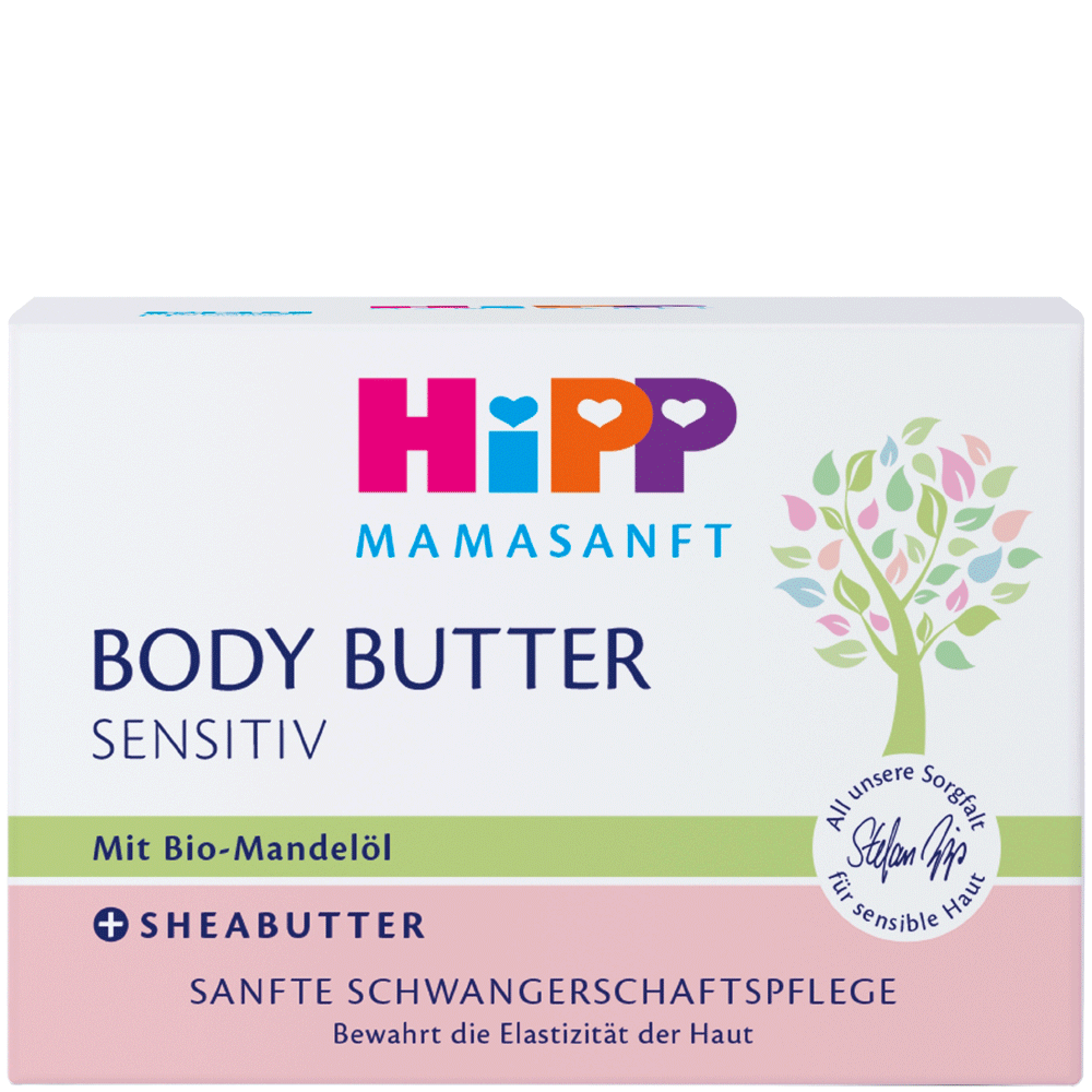 Bild: HiPP Mamasanft Body Butter Sensitiv 