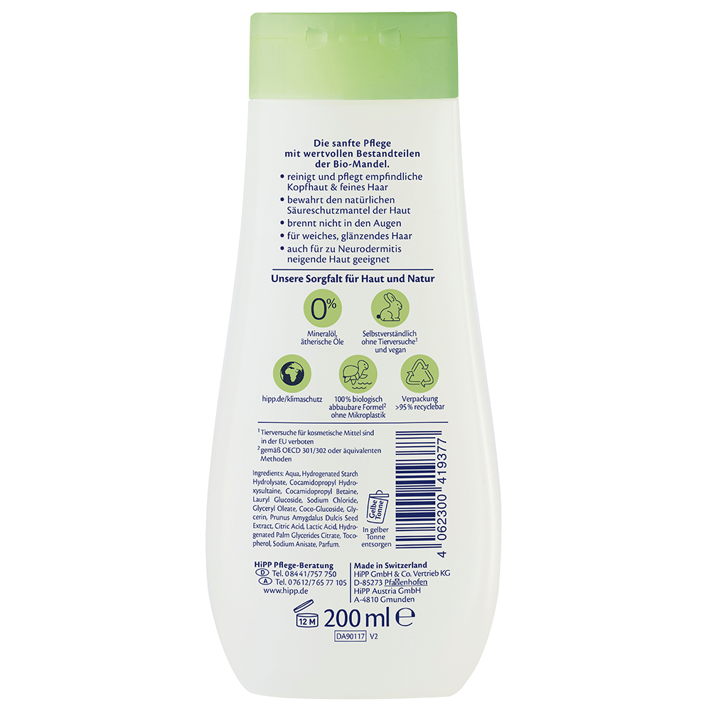 Bild: HiPP Babysanft Baby Shampoo Sensitive 