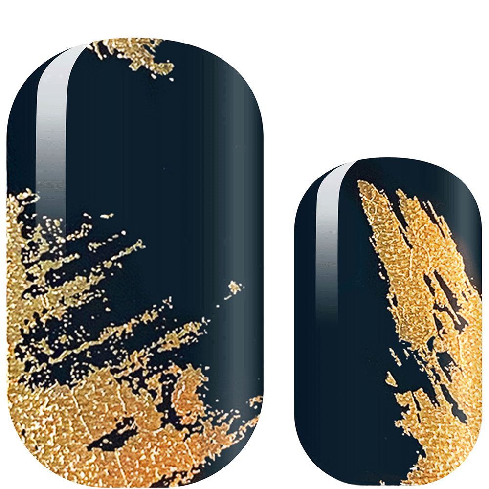 Bild: Avoa Nagelfolien Black Gold black gold