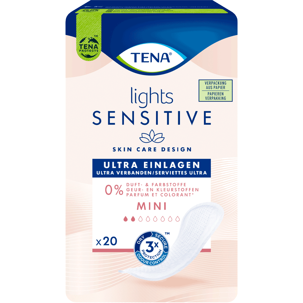 Bild: TENA Lights Einlagen Sensitive Ultra Mini 