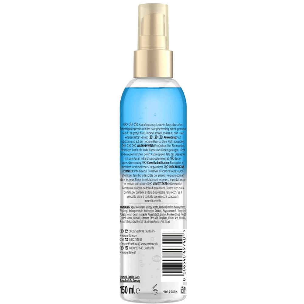 Bild: PANTENE PRO-V Hydration SOS Hair Shake Leave-in-Haarpflegespray 