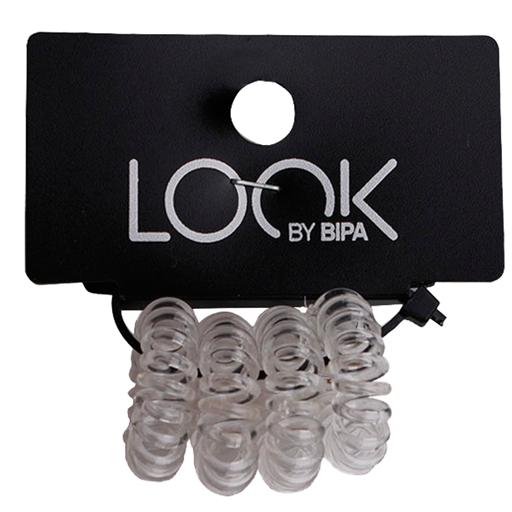 Bild: LOOK BY BIPA Spiral Zopfhalter transparent klein 