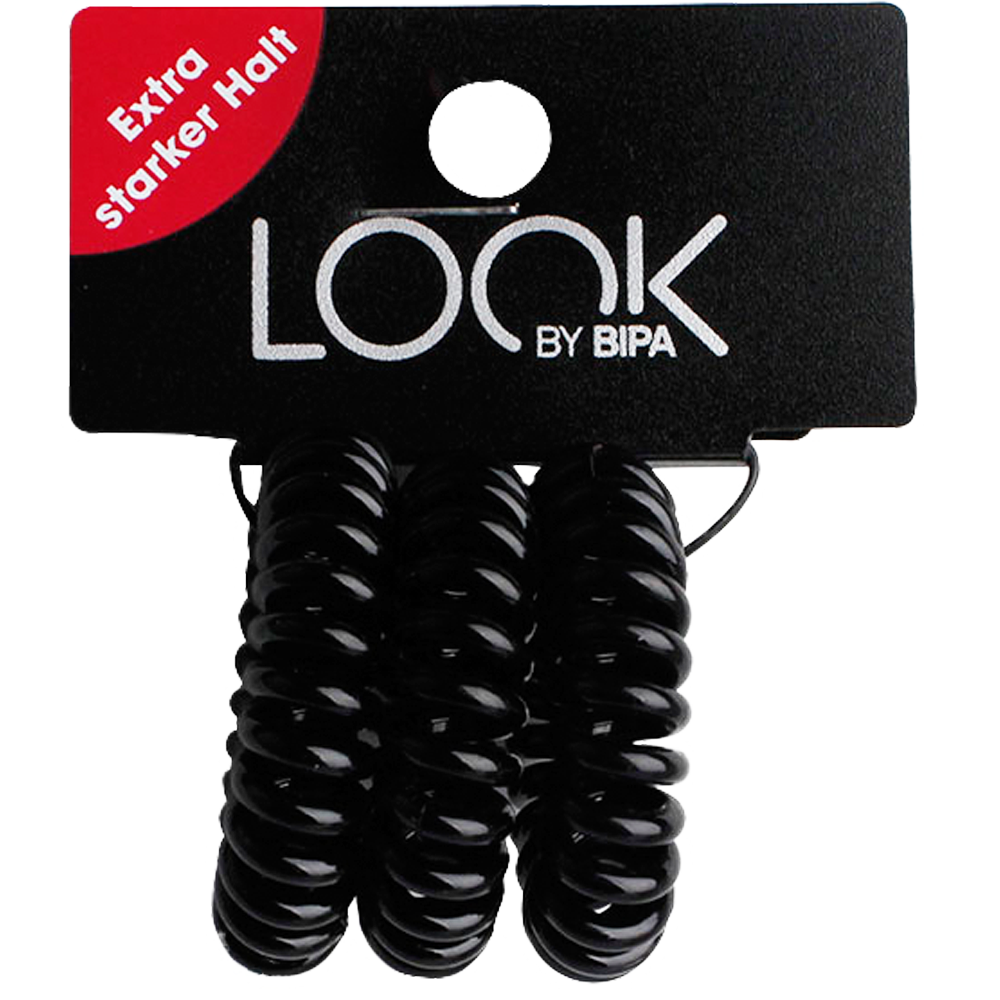 Bild: LOOK BY BIPA Spiral Zopfhalter schwarz 