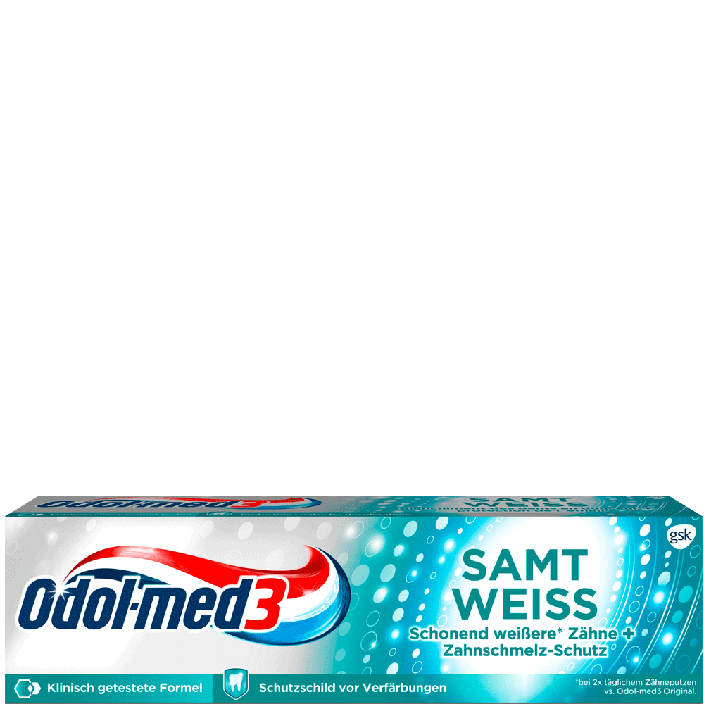 Bild: Odol-med3 Zahncreme Samt Weiss 