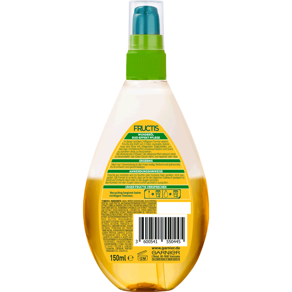 Bild: GARNIER FRUCTIS Oil Repair 3 Duo-Effekt Pflege 