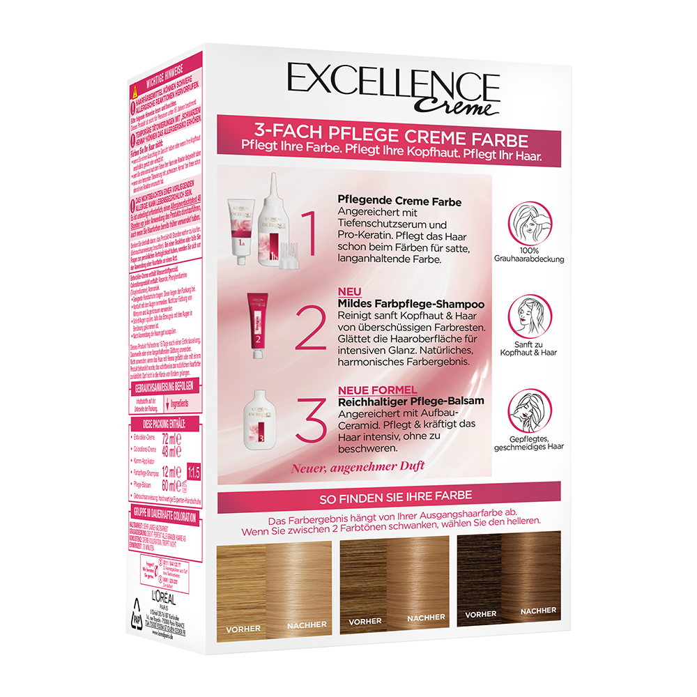 Bild: L'ORÉAL PARIS Excellence Creme-Coloration blond (8)