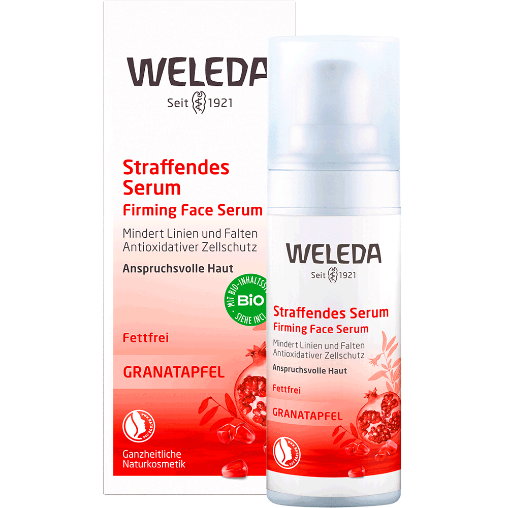 Bild: WELEDA Straffendes Serum Granatapfel 