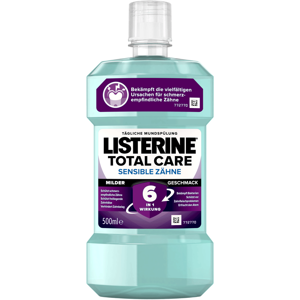 Bild: LISTERINE Mundspülung Total Care Sensible Zähne Milder Geschmack 