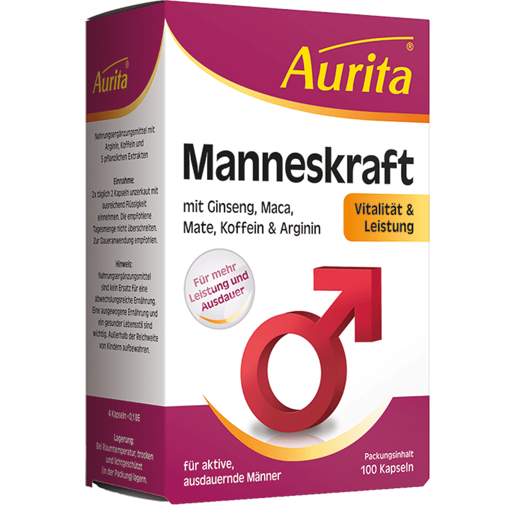 Bild: Aurita Manneskraft Kapseln 