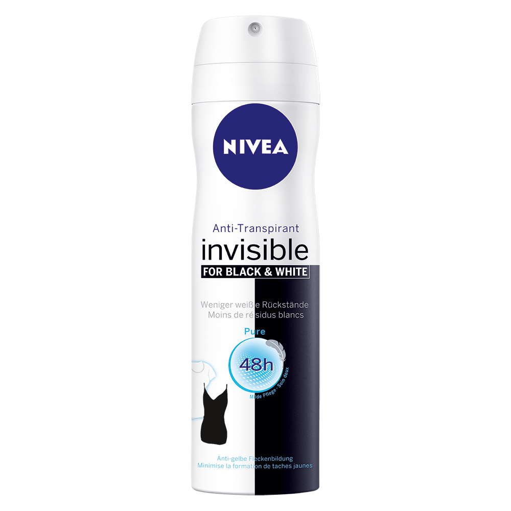 Bild: NIVEA Deospray Invisible Black & White Pure 