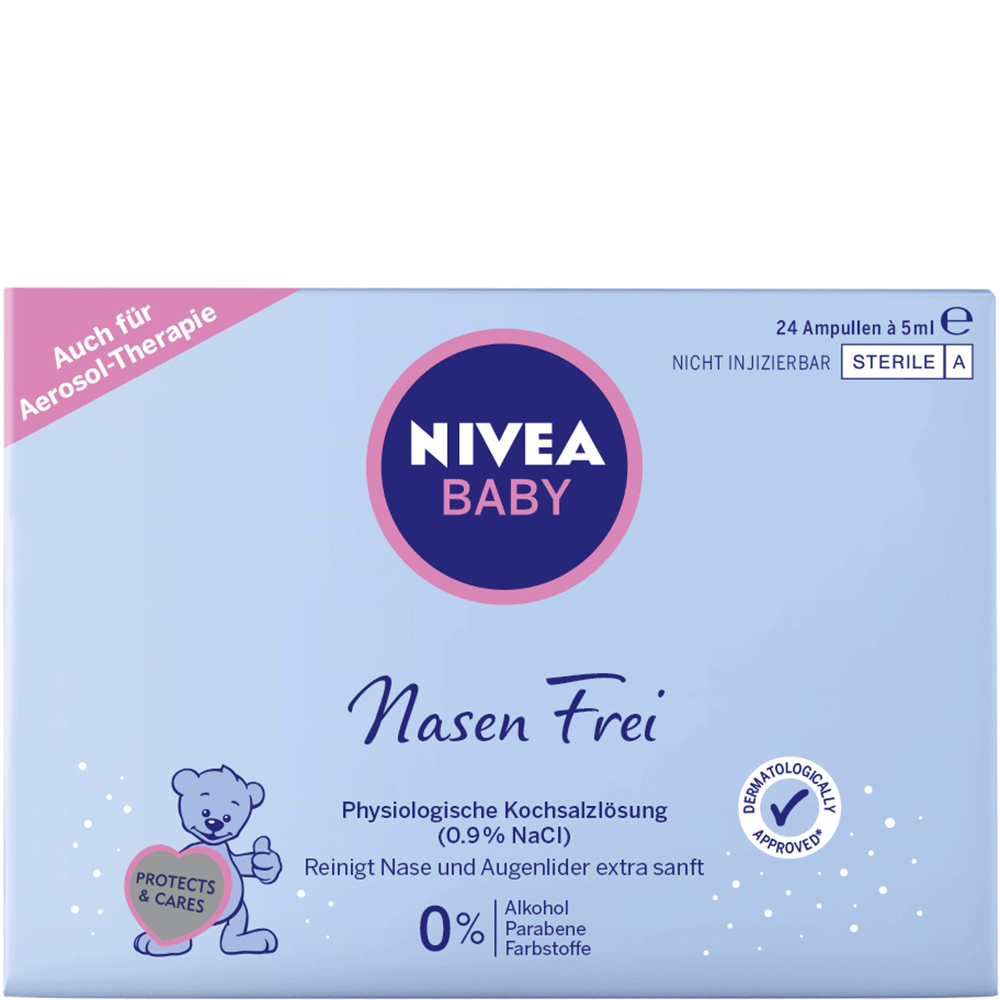 Bild: NIVEA Baby Nasen Frei 24 x 5 ml 