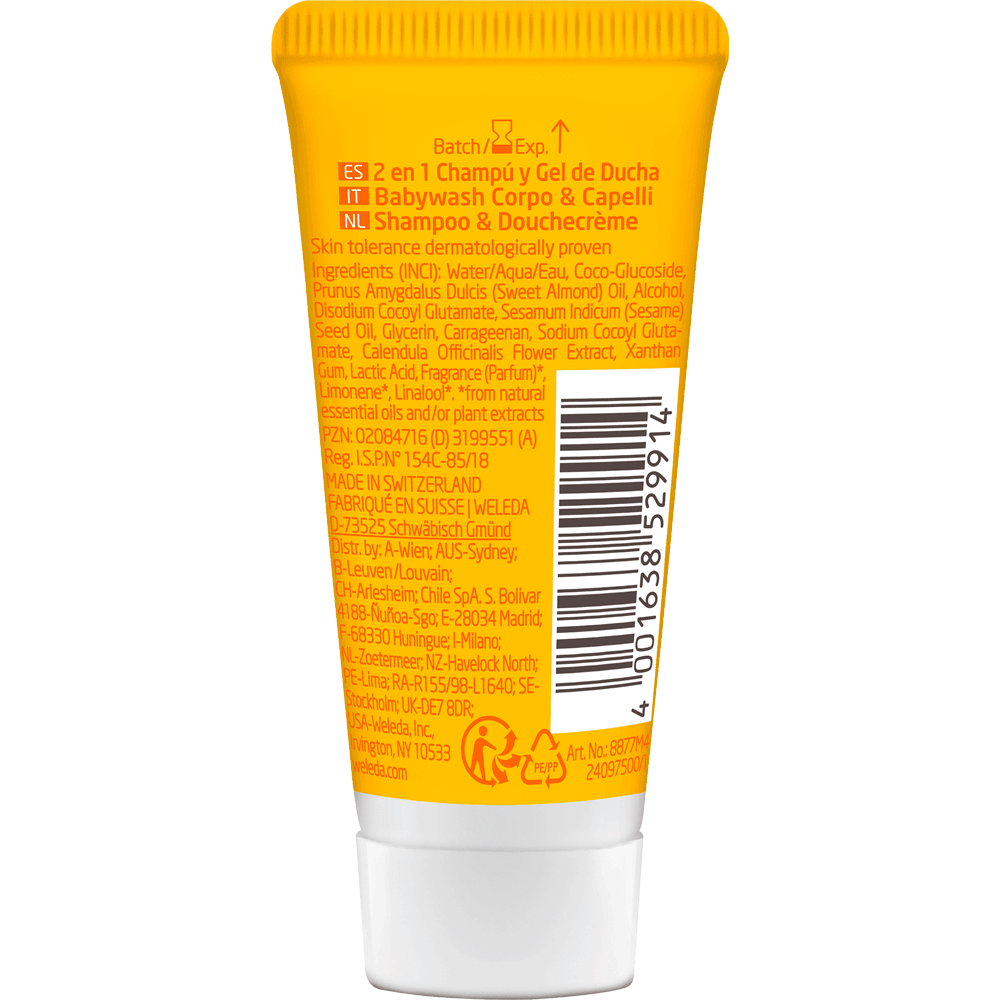 Bild: WELEDA Calendula Baby Waschlotion & Shampoo 