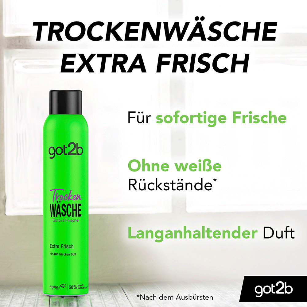 Bild: Schwarzkopf got2b Trockenshampoo Trocken Wäsche Extra Frisch 