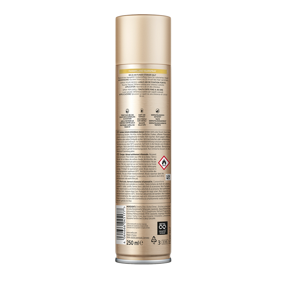 Bild: WELLA wellaflex Haarspray Farbbrillanz 