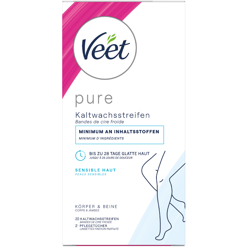 Bild: Veet Kaltwachsstreifen Sensitive 