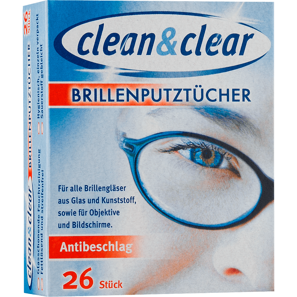 Bild: Clean & Clear Brillenputztücher 