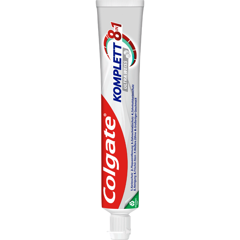 Bild: Colgate Komplett 8 Ultra Weiss Zahncreme 