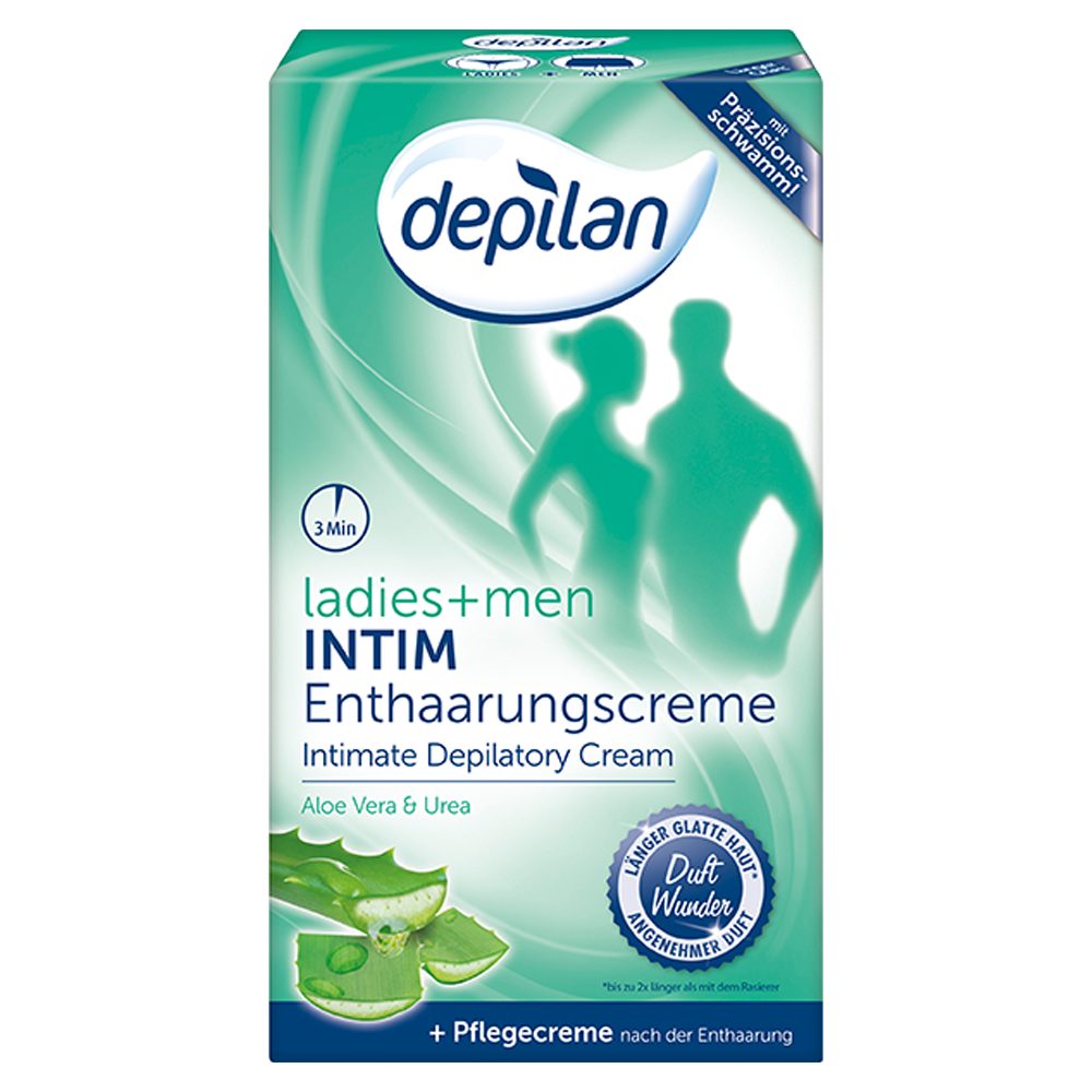 Bild: depilan ladies+men Intim Enthaarungscreme 