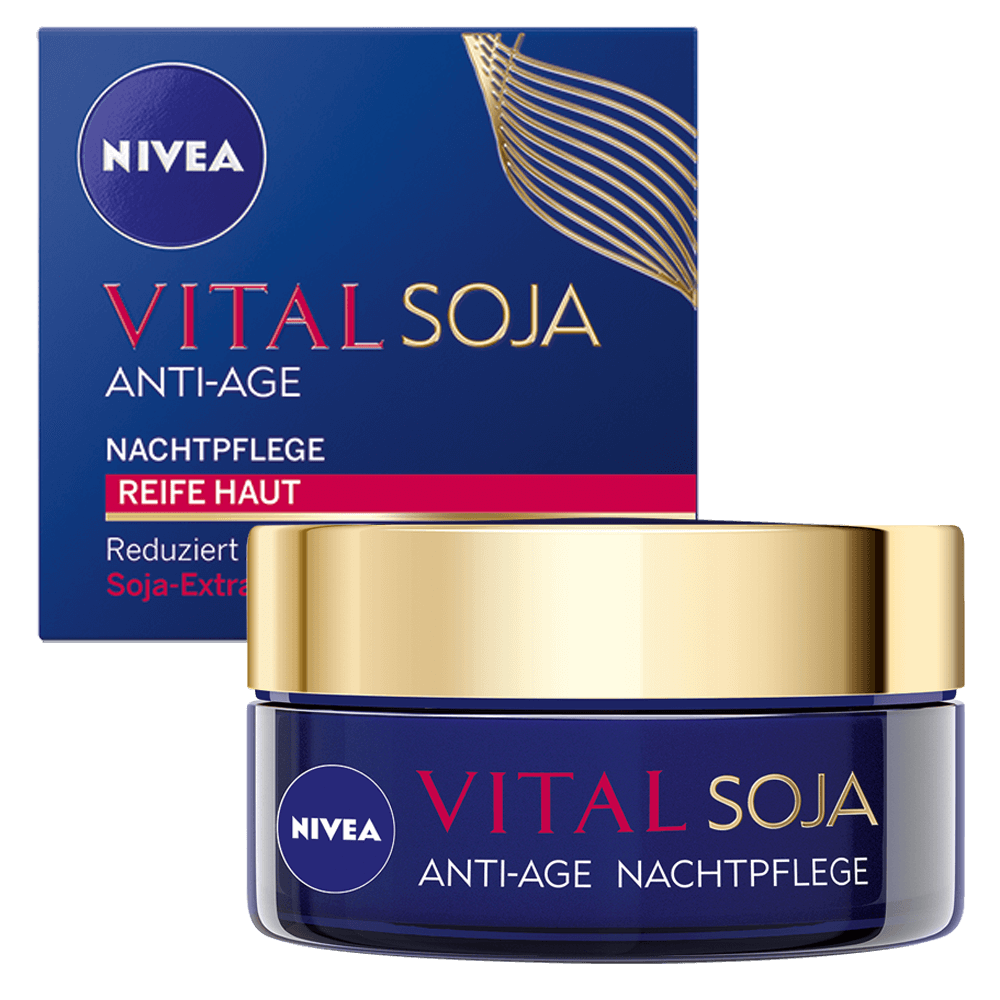 Bild: NIVEA Visage Vital Teint Optimal Soja+ Nachtpflege 