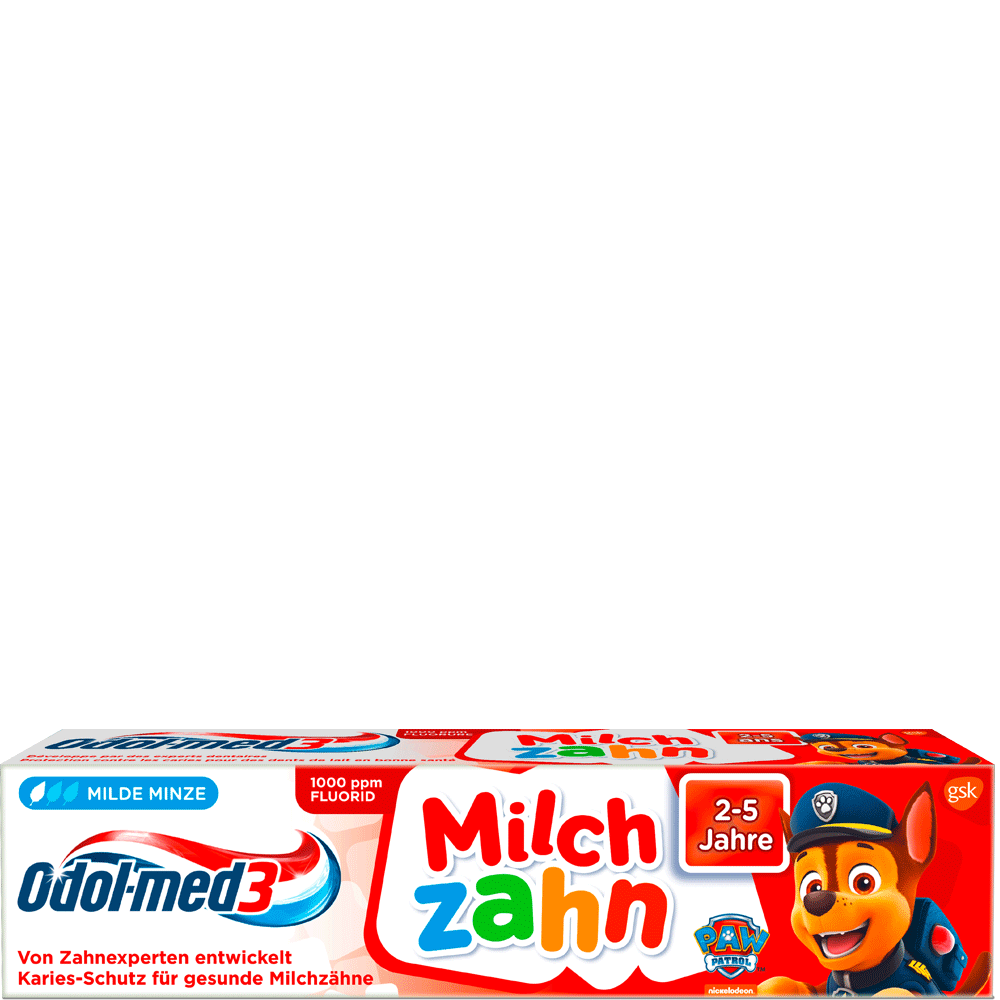 Bild: Odol-med3 Milchzahn Zahncreme 