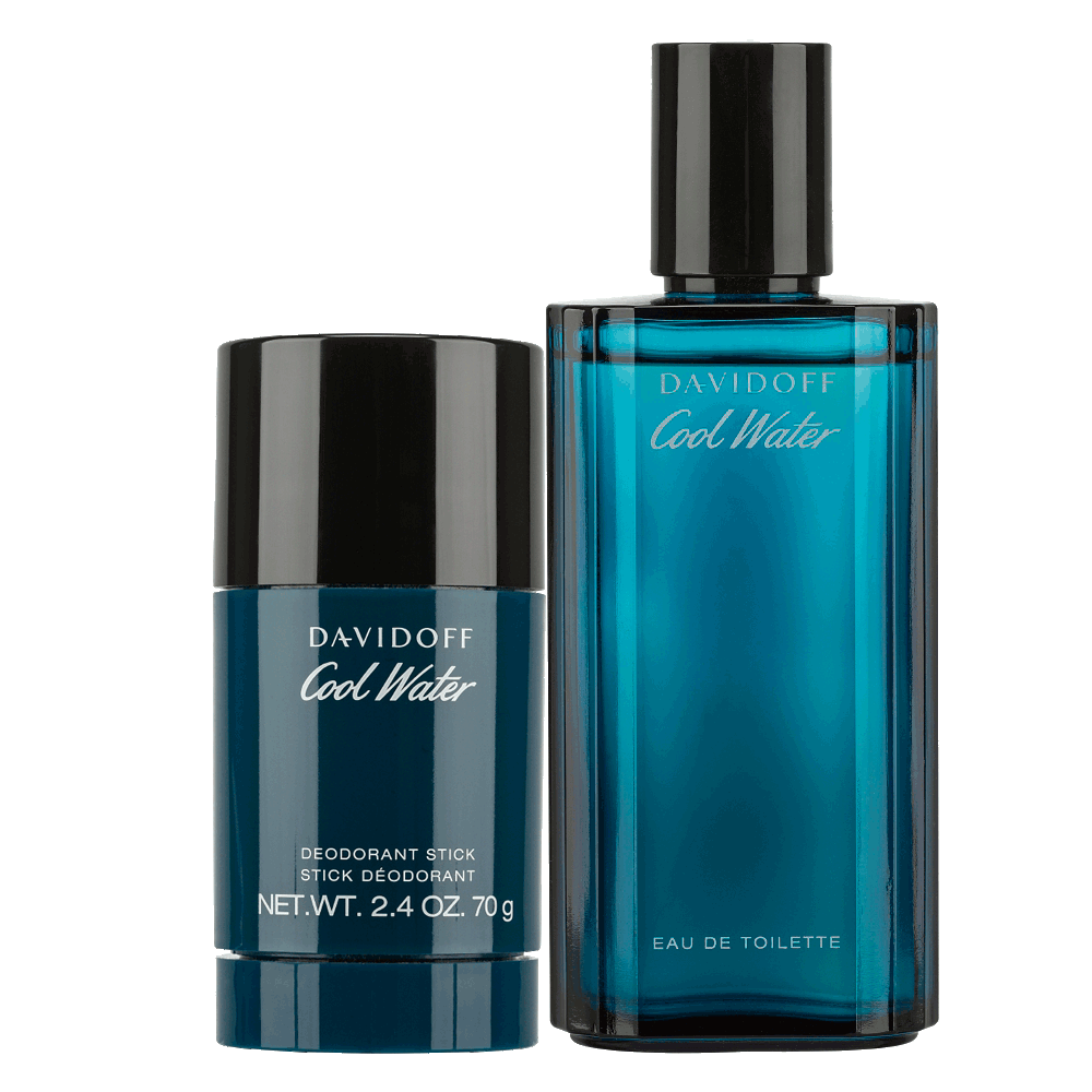 Bild: Davidoff Cool Water Man Geschenkset Eau de Toilette 75 ml + Deodorant 75 ml 