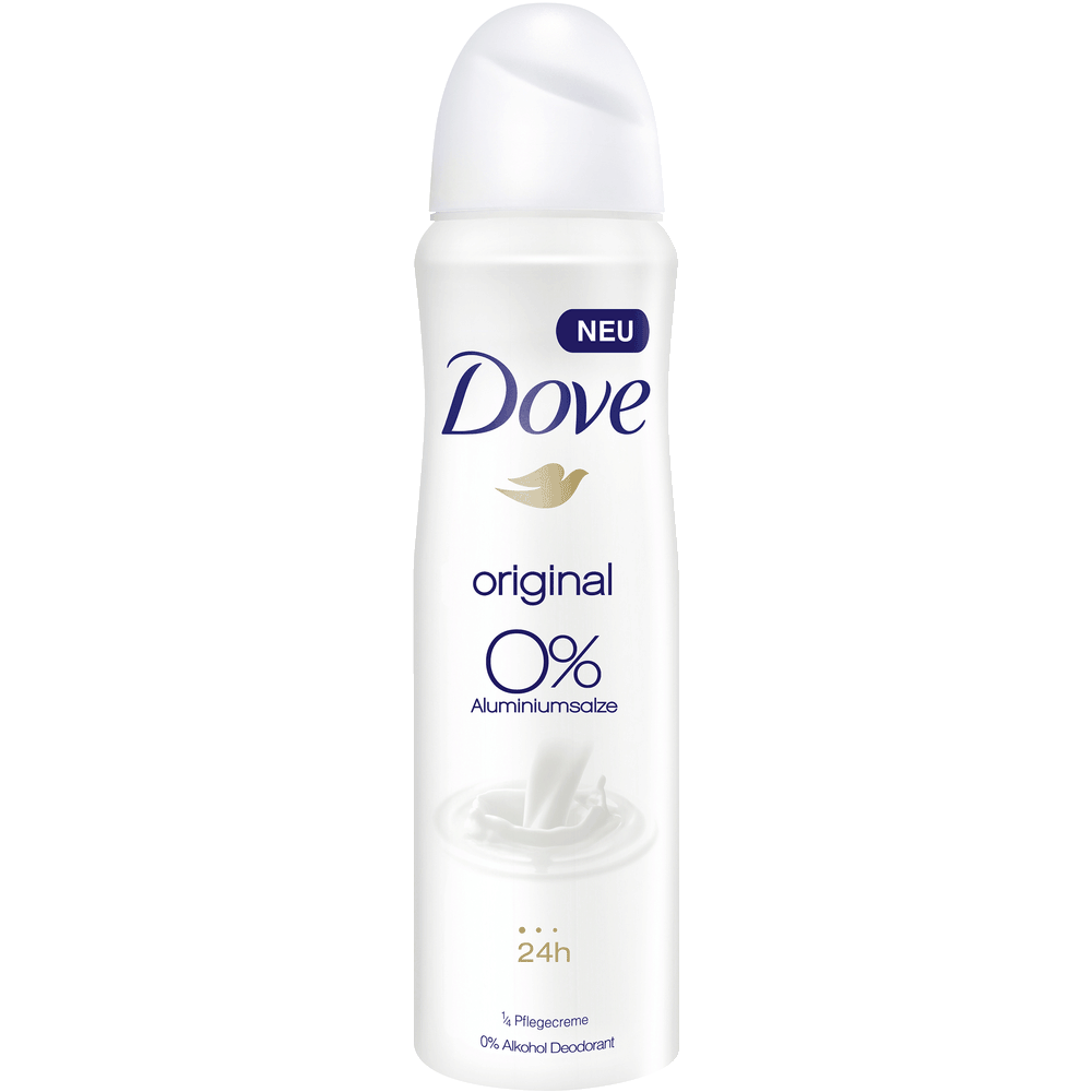 Bild: Dove Deospray Original 0% Aluminiumsalze 