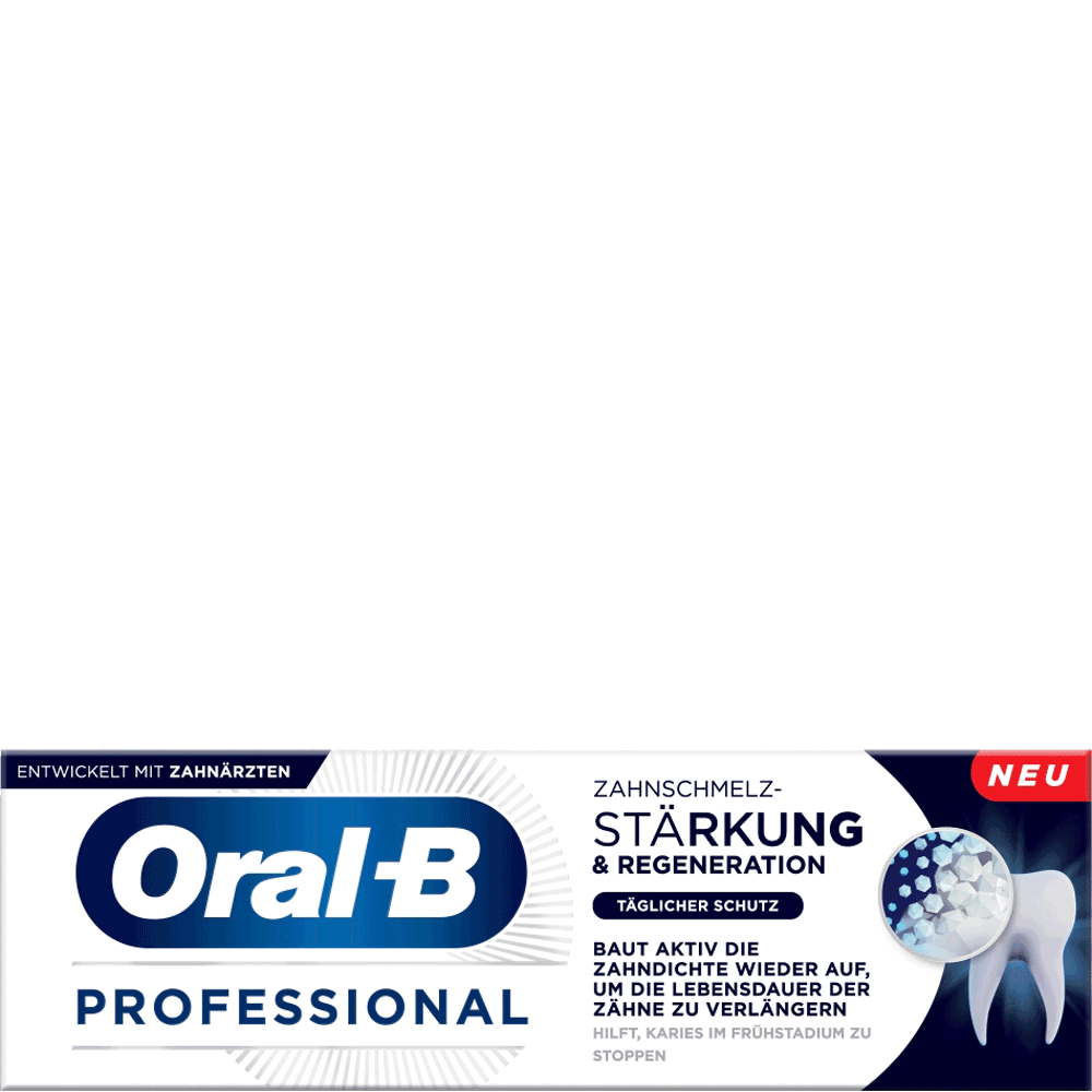 Bild: Oral-B Professional Zahncreme Zahnschmelzstärkung & -regeneration Täglicher Schutz 