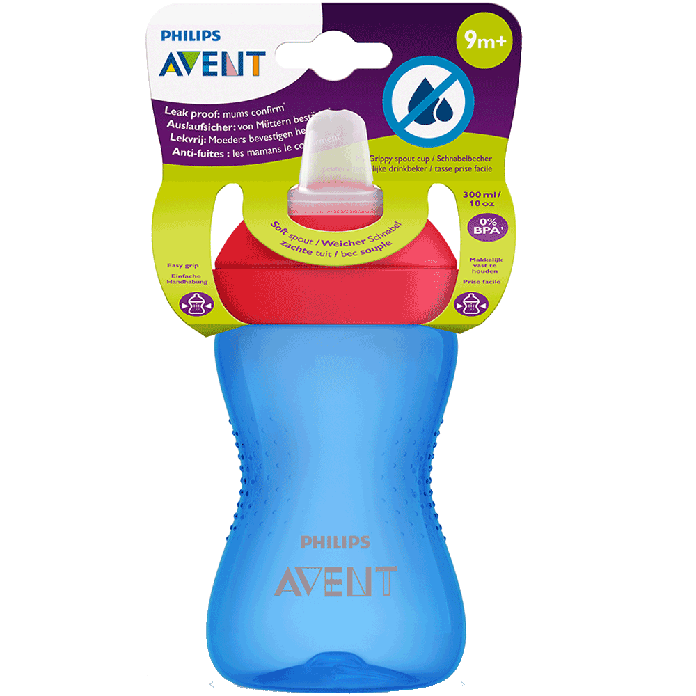 Bild: PHILIPS AVENT Schnabelbecher, 300ml, 9 Monate+, weich, blau 