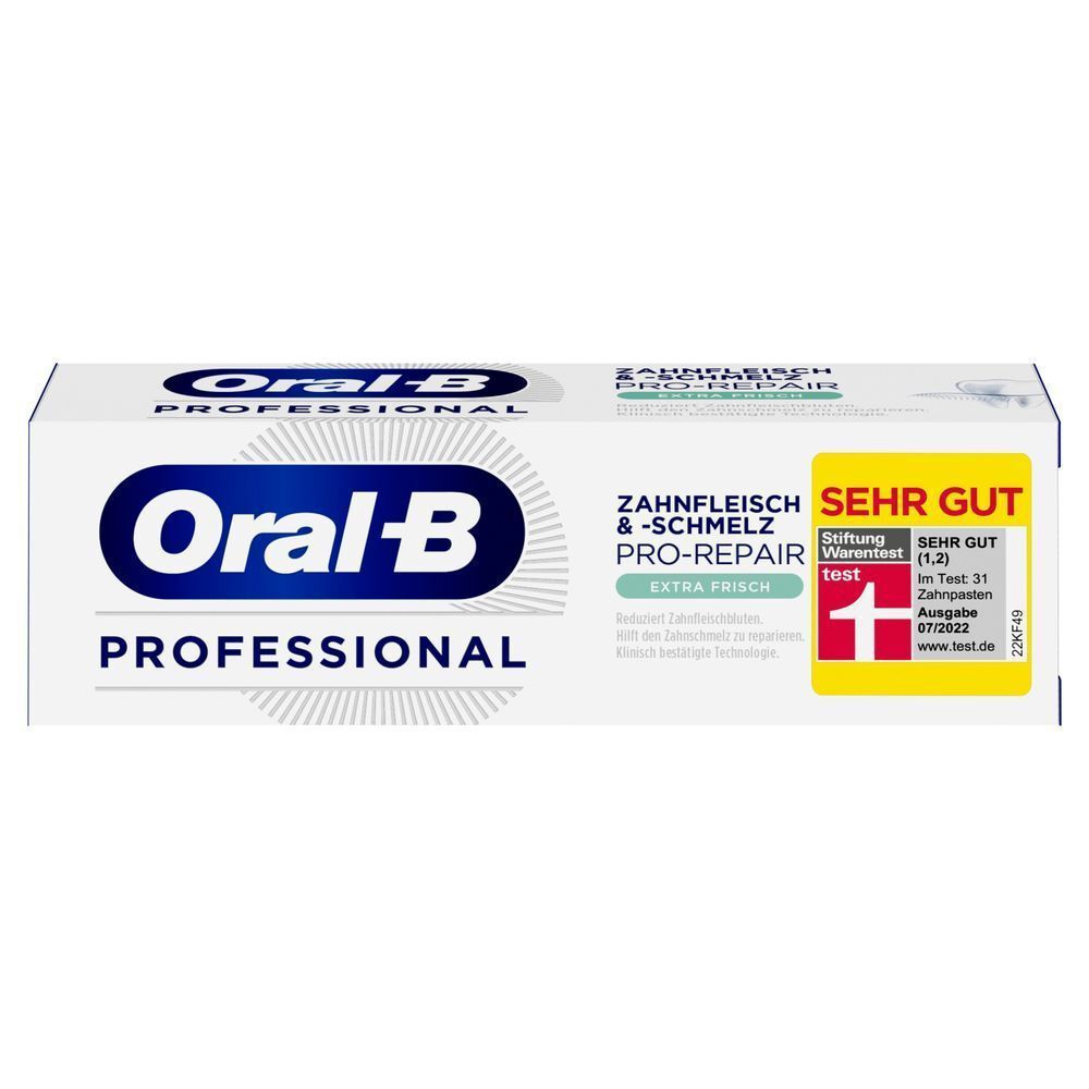 Bild: Oral-B Professional Zahnfleisch & -schmelz Pro-Repair Zahncreme 