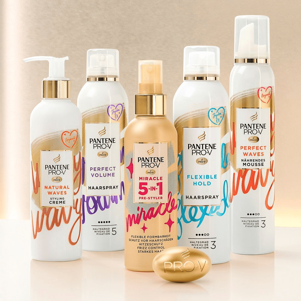 Bild: PANTENE PRO-V Miracle 5-In-1 Pre-Styling Haarspray Mit Hitzeschutz 