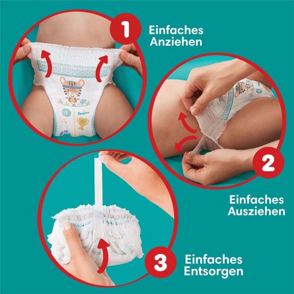 Bild: Pampers Baby-Dry Pants Größe 6, 14kg - 19kg 