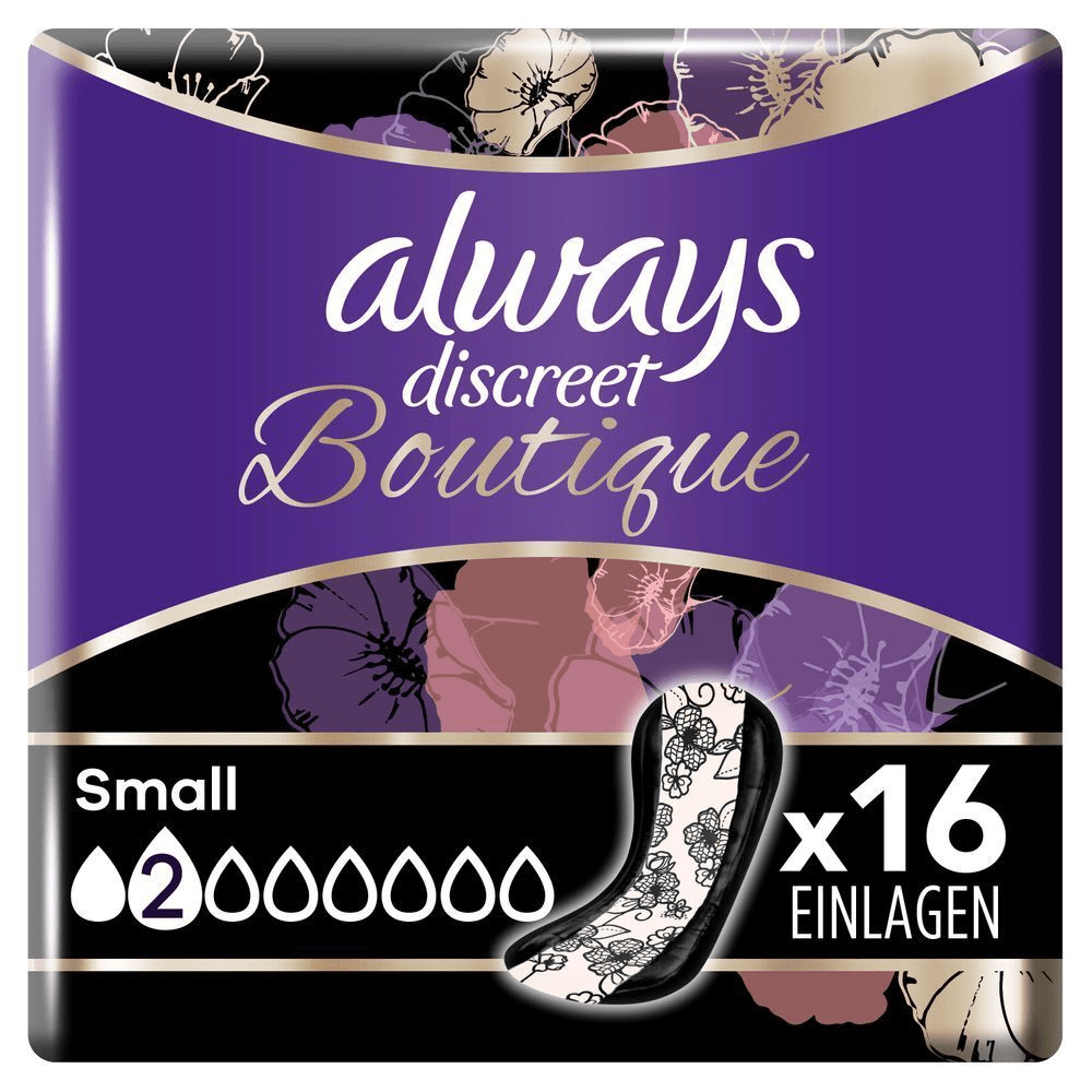 Bild: always Discreet Boutique Inkontinenz-Einlagen Für Frauen Small 