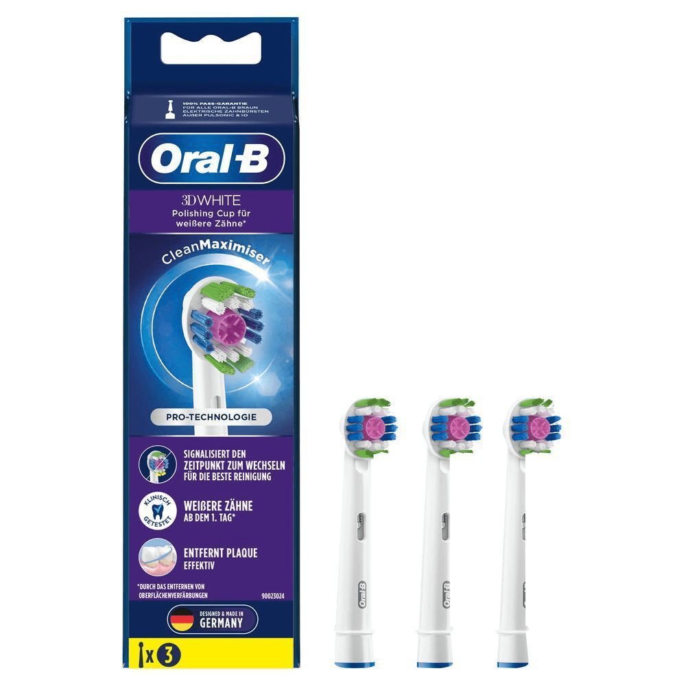 Bild: Oral-B 3DWhite Aufsteckbürsten 