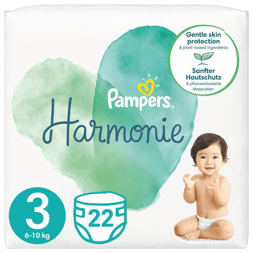 Bild: Pampers Harmonie Größe 3, 6kg - 10kg 