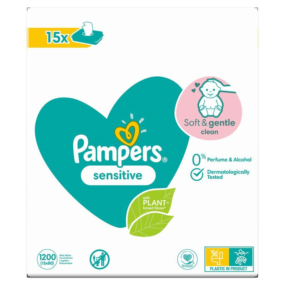 Bild: Pampers Großpackung Sensitive Feuchttücher 