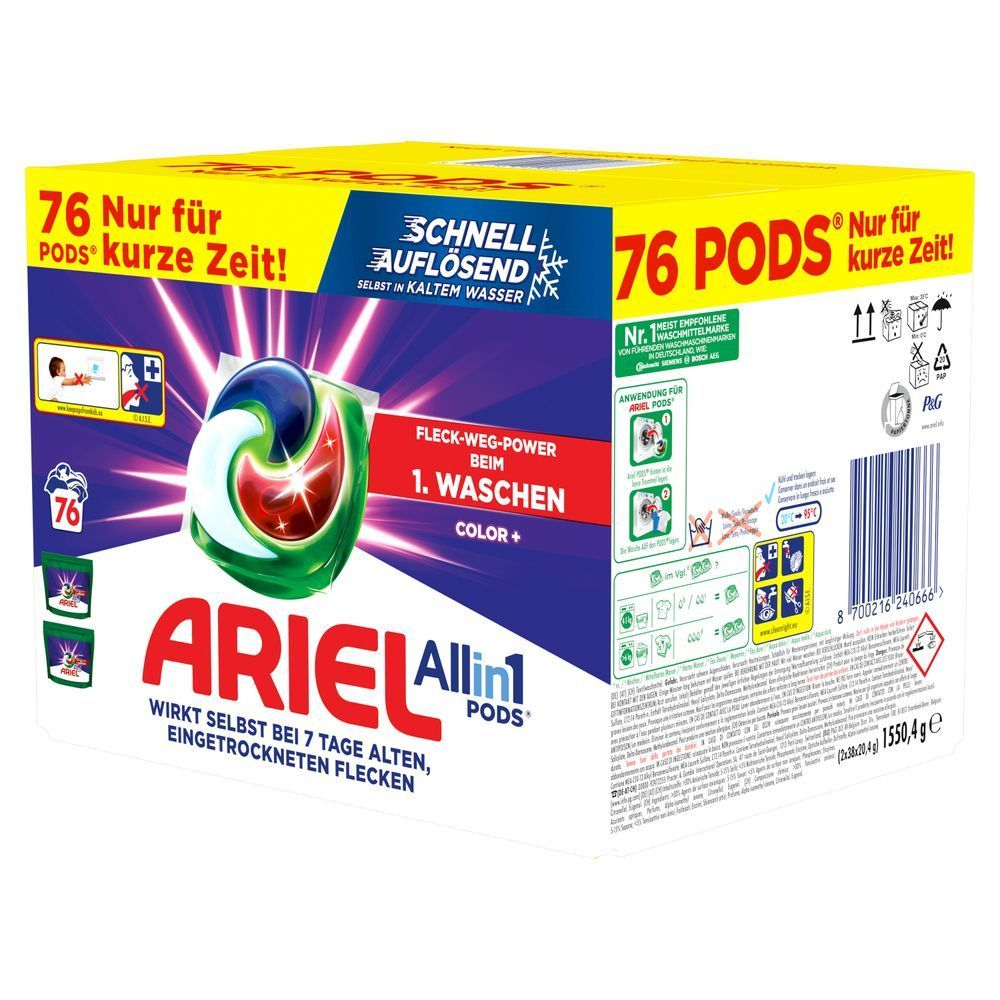 Bild: ARIEL All-in-1 PODS® Waschmittelkapseln 