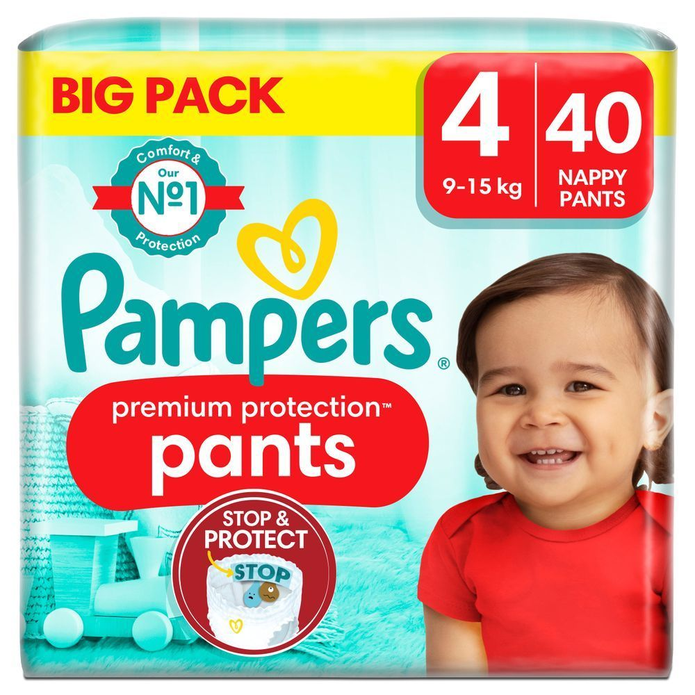 Bild: Pampers Premium Protection Pants Größe 4, 9kg - 15kg 