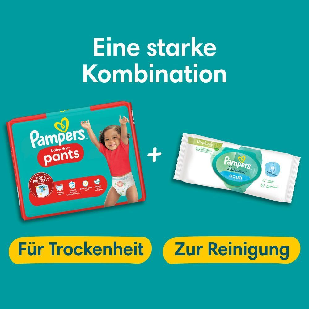 Bild: Pampers Baby-Dry Pants Größe 3, 6kg - 11kg 